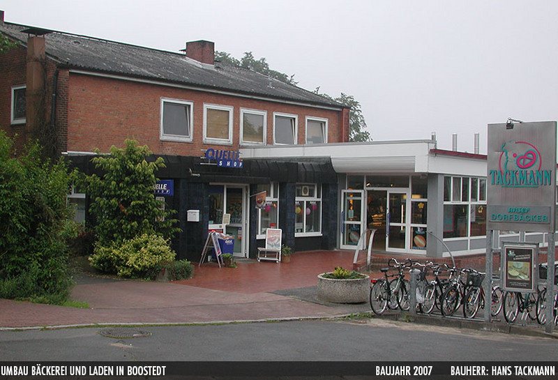 Umbau Bäckerei und Laden in Boostedt